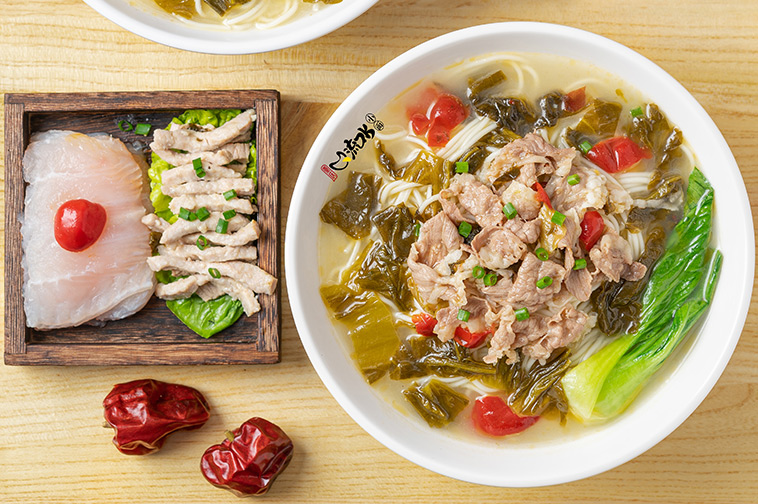 酸菜肉丝面