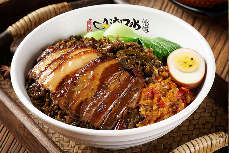 芽菜扣肉饭